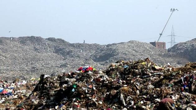 Forty kilometres away from Mumbai, the hill-top dumping ground receives 500 tons of solid waste per day. (Picture for representation) Forty kilometres away from Mumbai, the hill-top dumping ground receives 500 tons of solid waste per day. (Picture for representation)