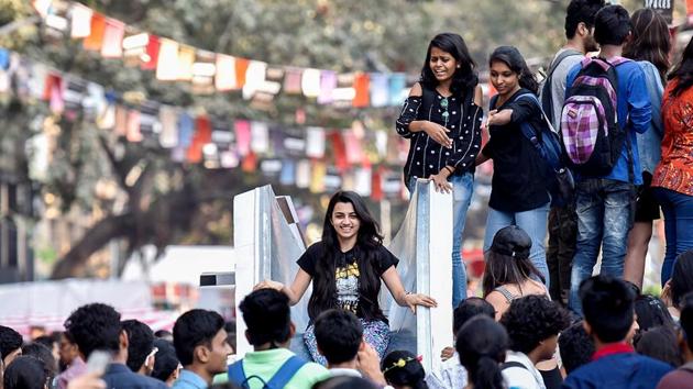 Fun was definitely a theme of the fest. (Kunal Patil/Hindustan Times) 