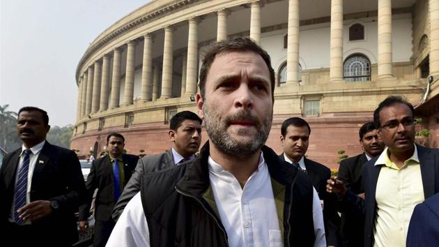 Congress vice-president Rahul Gandhi arrives at the Parliament House in New Delhi. (PTI File) Congress vice-president Rahul Gandhi arrives at the Parliament House in New Delhi. (PTI File)