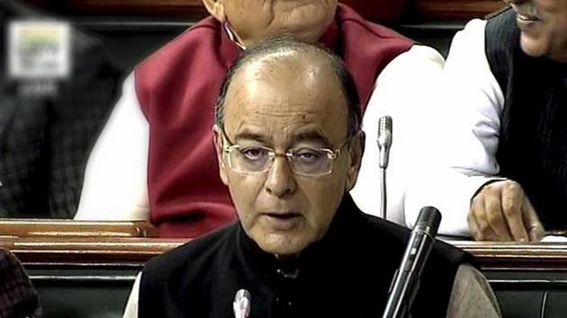 Union finance minister Arun Jaitley in Lok Sabha. (PTI Photo / TV Grab) Union finance minister Arun Jaitley in Lok Sabha. (PTI Photo / TV Grab)