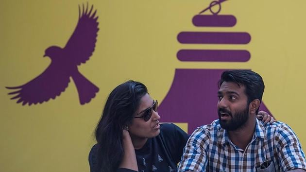 It’s never a dull moment when there’s art around. (Satish Bate/HT PHOTO) 