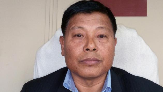Thoiba Singh, a former Indian hockey star is now the deputy manager of Food Corporation of India in Imphal . (HT Photo/Rahul Karmakar) Thoiba Singh, a former Indian hockey star is now the deputy manager of Food Corporation of India in Imphal . (HT Photo/Rahul Karmakar)