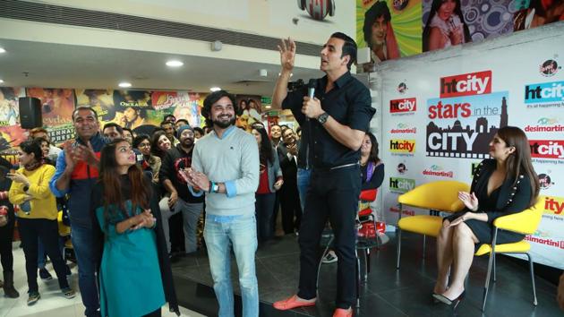 We even gave Akshay a mock case to solve.  (amal ks/ht photo) 