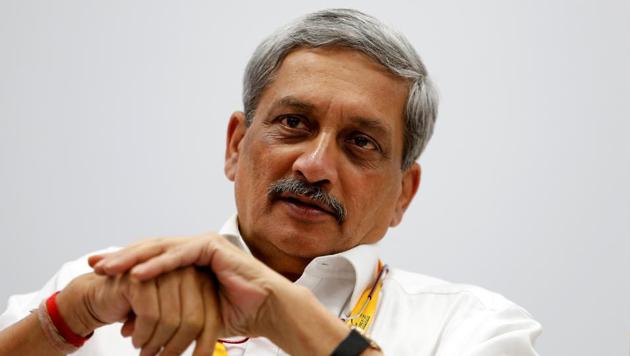 Defence minister Manohar Parrikar attends a seminar during the Vibrant Gujarat investor summit in Gandhinagar. (Reuters File Photo)