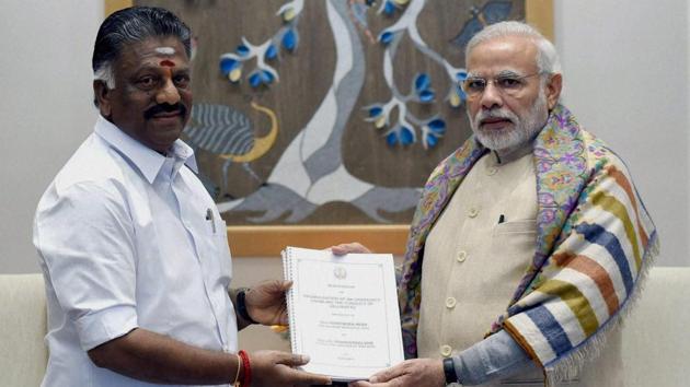 The BJP sees a greater chance of allying with disgruntled AIADMK leader O Panneerselvam, who has a good rapport with Prime Minister Narendra Modi, if a split is formalised. (PTI) The BJP sees a greater chance of allying with disgruntled AIADMK leader O Panneerselvam, who has a good rapport with Prime Minister Narendra Modi, if a split is formalised. (PTI)