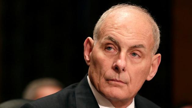 Retired General John Kelly testifies before a Senate Homeland Security and Governmental Affairs Committee confirmation hearing on Kelly’s nomination to be Secretary of the Department of Homeland Security on Capitol Hill in Washington.(Reuters Photo) Retired General John Kelly testifies before a Senate Homeland Security and Governmental Affairs Committee confirmation hearing on Kelly’s nomination to be Secretary of the Department of Homeland Security on Capitol Hill in Washington.(Reuters Photo)