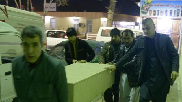 Afghan men carry a coffin of an International Committee of the Red Cross (ICRC) employee who was killed by gunmen in Jowzjan province, at a hospital in Mazar-i-Sharif, Afghanistan February 8, 2017. (Reuters) Afghan men carry a coffin of an International Committee of the Red Cross (ICRC) employee who was killed by gunmen in Jowzjan province, at a hospital in Mazar-i-Sharif, Afghanistan February 8, 2017. (Reuters)