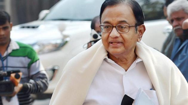 Congress leader P Chidambaram at parliament during the budget session in New Delhi on Thursday. (PTI) Congress leader P Chidambaram at parliament during the budget session in New Delhi on Thursday. (PTI)