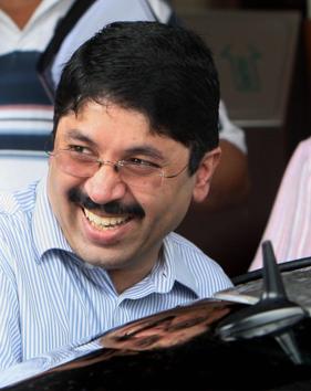 New Delhi : A file photo of former Telecom Minister and DMK member Dayanidhi Maran. A special court in Delhi on Thursday discharged Maran, his brother Kalanidhi Maran and others in the corruption and money laundering cases connected with the Aircel-Maxis deal. (PTI) New Delhi : A file photo of former Telecom Minister and DMK member Dayanidhi Maran. A special court in Delhi on Thursday discharged Maran, his brother Kalanidhi Maran and others in the corruption and money laundering cases connected with the Aircel-Maxis deal. (PTI)