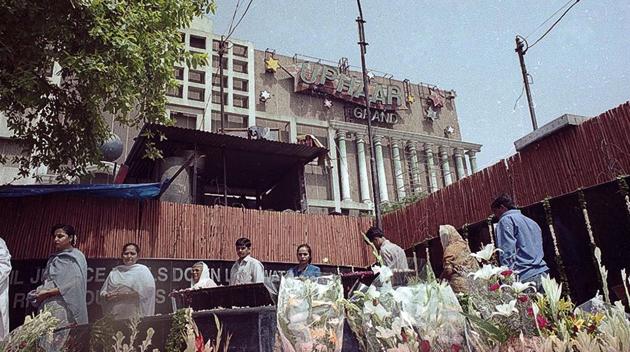 Uphaar Cinema, where 59 people were killed in a fire in 1997. The hall has been lying sealed ever since. (S Burmaula/HT Photo) Uphaar Cinema, where 59 people were killed in a fire in 1997. The hall has been lying sealed ever since. (S Burmaula/HT Photo)
