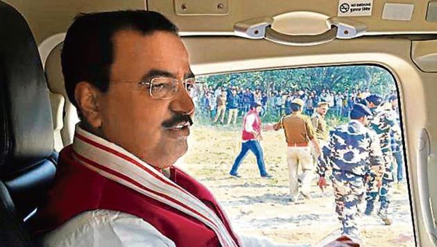 Keshav Prasad Maurya’s status as a representative of Uttar Pradesh’s non-Yadav OBC castes led to his appointment as state BJP president. (Prashant Jha/HT Photo) Keshav Prasad Maurya’s status as a representative of Uttar Pradesh’s non-Yadav OBC castes led to his appointment as state BJP president. (Prashant Jha/HT Photo)