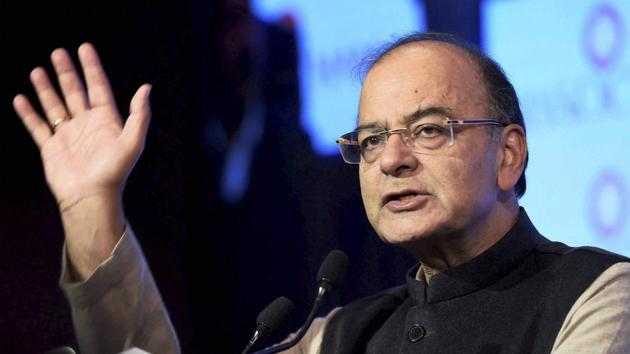 Finance minister Arun Jaitley on Thursday said the non-performing assets problem was not with the NDA government’s management of public sector banks but the “over-management of banks” in UPA era.(PTI Photo)