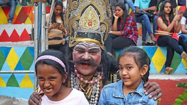 Now, here’s a fierce trio. (Satyabrata Tripathy/Hindustan Times) 