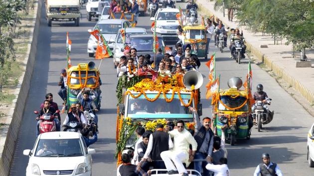 In Noida, BJP candidate Pankaj Singh has reported an expenditure of Rs 7,00,205. (HT File) In Noida, BJP candidate Pankaj Singh has reported an expenditure of Rs 7,00,205. (HT File)