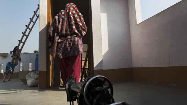 “In Fugana, I used to sew women’s clothes but I have been unwell since the riots,” says Chaman. Her husband, who received threatening calls from the father of one of the accused.She recalls: “… He also said that if he did not manage to kill me, he would file false cases against me.” When Chaman finally got to testify in court, she told them she could not identify the men who had raped her. (Ruhani Kaur for Amnesty International India/ HT Photo)