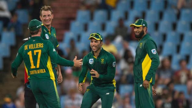 South Africa registered their 11th consecutive ODI win as they secured their second consecutive 5-0 whitewash with victory over Sri Lanka in Centurion. (AFP) South Africa registered their 11th consecutive ODI win as they secured their second consecutive 5-0 whitewash with victory over Sri Lanka in Centurion. (AFP)