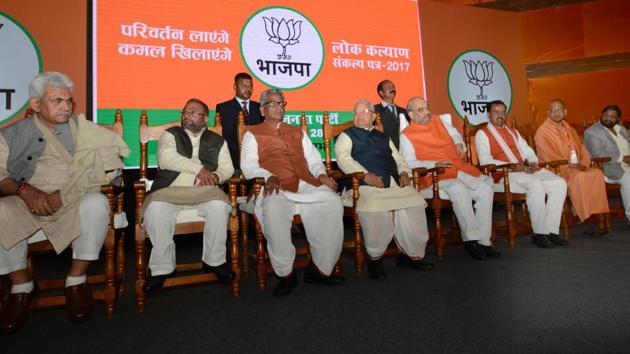 While ‘triple talaq’ finds mention in BJP’s manifesto for Uttar Pradesh, ‘love jehad’ is missing. (HT File Photo) While ‘triple talaq’ finds mention in BJP’s manifesto for Uttar Pradesh, ‘love jehad’ is missing. (HT File Photo)