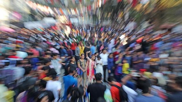 It’s all about a different perspective at the festival. (Satyabrata Tripathy/Hindustan Times) 