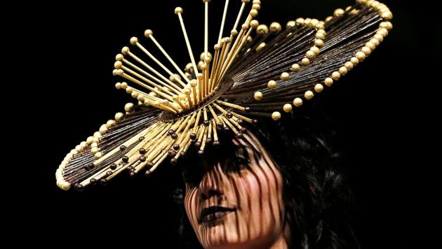 A model dressed in an outfit made with chocolate presents at the "Le Salon du Chocolat - Chocoladesalon", a chocolate fair, in Brussels, Belgium. (Yves Herman / REUTERS) A model dressed in an outfit made with chocolate presents at the "Le Salon du Chocolat - Chocoladesalon", a chocolate fair, in Brussels, Belgium. (Yves Herman / REUTERS)