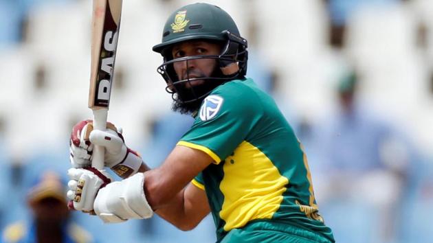 Hashim Amla made a sparkling 154 and his opening partner Quinton de Kock a rapid 109 in a batting blitz that earned South Africa an 88-run victory over Sri Lanka at Centurion on Friday. (REUTERS) Hashim Amla made a sparkling 154 and his opening partner Quinton de Kock a rapid 109 in a batting blitz that earned South Africa an 88-run victory over Sri Lanka at Centurion on Friday. (REUTERS)
