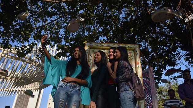 What’s an art festival without a photograph? (Pratham Gokhale/HT PHOTO) 