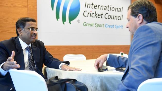 The Indian cricket board’s Supreme Court-appointed administrator, Vikram Limaye (left) got some time from the International Cricket Council to study its decision to reverse a revenue model that will hit India financially, but the world body seems to have finalised changes to more evenly distribute the funds.(Getty Images)