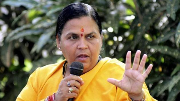 Union minister and BJP leader Uma Bharti feels that rapists should be tortured in front of their victims until they agree to the crime.(PTI file photo)