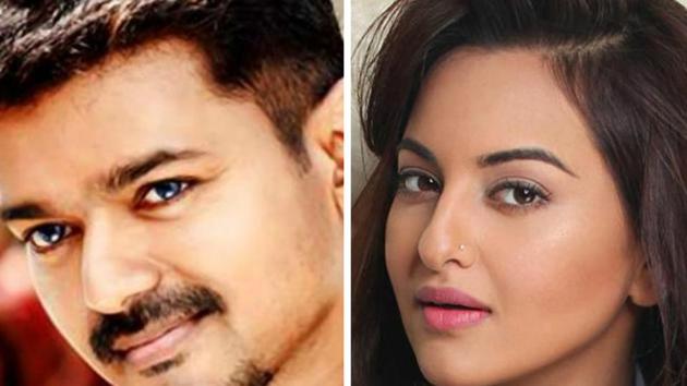 Sonakshi has worked in Tamil film Lingaa before. This will her first with Vijay.(Shutterstock)