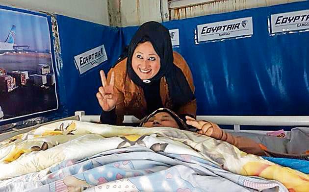 Eman Abdellatif and her sister Shaimaa Ahmed. (HT file) Eman Abdellatif and her sister Shaimaa Ahmed. (HT file)