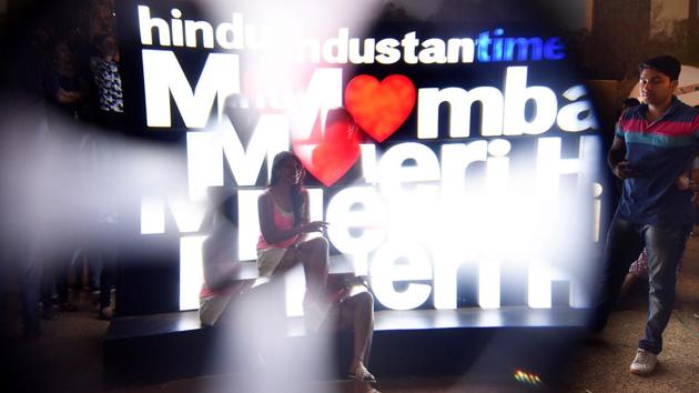 Lights, colour and here’s a click. (Anshuman Poyrekar/HT PHOTO) 