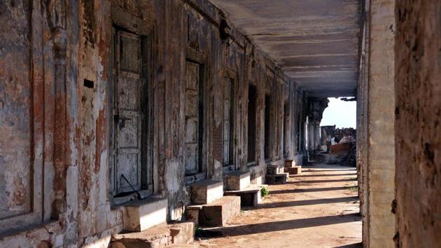 ...now lies in a shambles as efforts for its preservation move at a snail’s pace. (Nitin Kanotra/HT Photo)