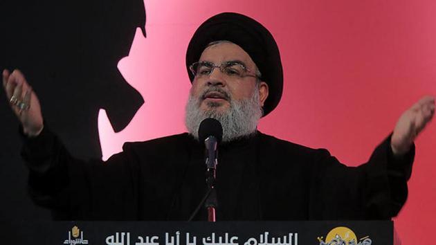 The leader of Lebanon’s Hezbollah group says the world will benefit from having an “idiot” in the White House.(AFP File Photo)
