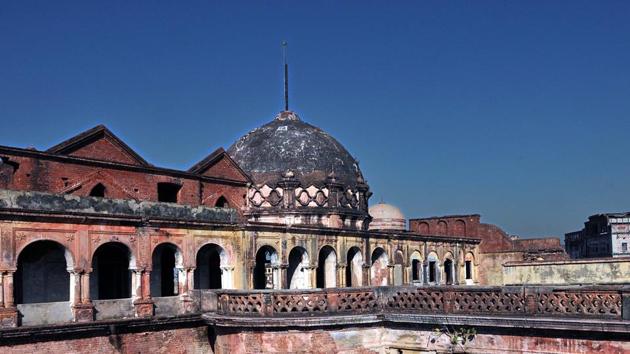 Construction of Gole Ghar, which is one of the oldest buildings in the palace complex, was started by Raja Dhruv Dev (1707-1725 AD) and Maharaja Gulab Singh (1822-1856 AD) further expanded it. (Nitin Kanotra/HT Photo)