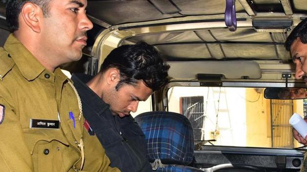 Paedophile teacher Rameez, who is accused of molesting several children and filming the act.(Prabhakar Sharma/HT)