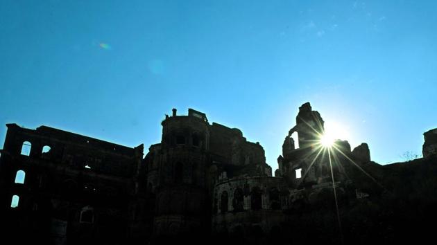 Over the decades it has not only faced vagaries of weather, but also been subjected to vandalism, ignorance, theft and fire incidents. (Nitin Kanotra/HT Photo)