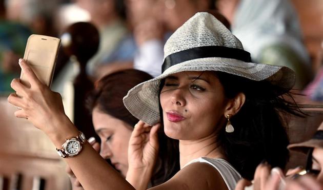 A new study has found that we like taking selfies but not looking at them.(Kunal Patil/HT PHOTO)