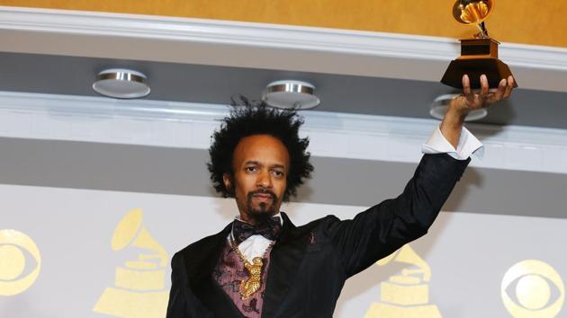 Fantastic Negrito holds the award for Best Contemporary Blues Album for The Last Days Of Oakland. (REUTERS)
