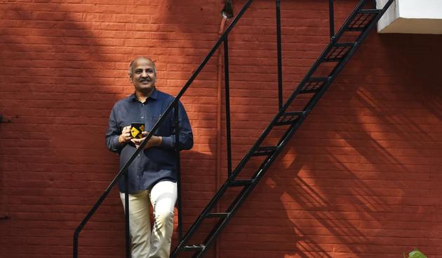 Deputy chief minister Manish Sisodia at his residence in New Delhi. Sisodia says that sanitation should come under Delhi government. (Raj K Raj/HT Photo) Deputy chief minister Manish Sisodia at his residence in New Delhi. Sisodia says that sanitation should come under Delhi government. (Raj K Raj/HT Photo)
