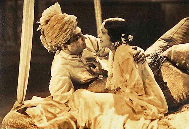 Himanshu Rai and Devika Rani in their first talkie, Karma, 1933(Photo: Peter Dietze Archive)