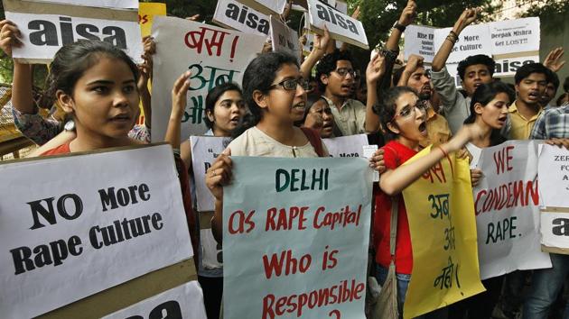 The Delhi Police data reveals that the city is dangerous for women.(Raj K Raj/HT Photo)