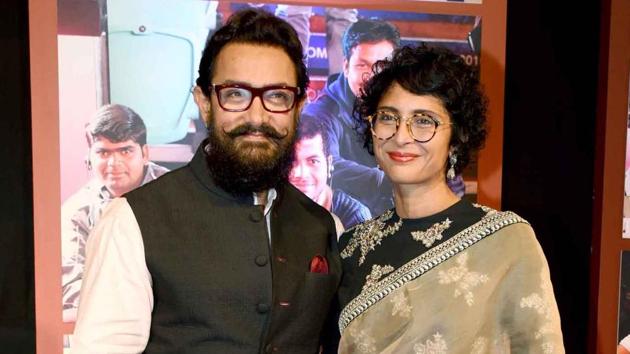 Rumours are rife that Aamir Khan will collaborate with his wife, Kiran Rao in her next film.(Yogen Shah) Rumours are rife that Aamir Khan will collaborate with his wife, Kiran Rao in her next film.(Yogen Shah)