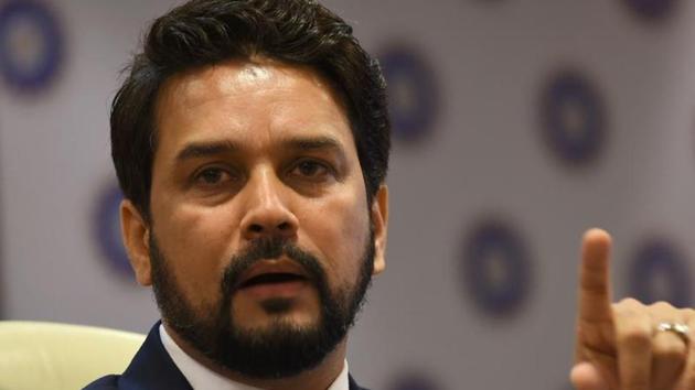 Anurag Thakur is facing perjury charges in the Supreme Court.(AFP)