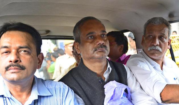 Former principal secretary Rajendra Kumar has been chargesheeted in a case of corruption by the CBI. (Arun Sharma/HT Photo) Former principal secretary Rajendra Kumar has been chargesheeted in a case of corruption by the CBI. (Arun Sharma/HT Photo)