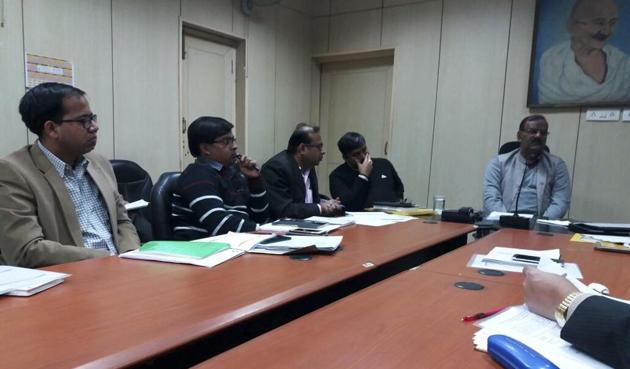 The move came to fore after a meeting was held by Disaster Management Cell with district magistrate NP Singh late Tuesday evening. (HT Photo) The move came to fore after a meeting was held by Disaster Management Cell with district magistrate NP Singh late Tuesday evening. (HT Photo)