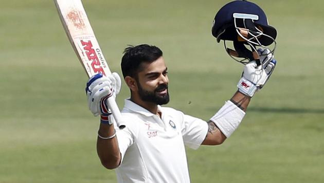 Virat Kohli had scored his fourth double century in as many series during the Test against Bangladesh in Hyderabad last week.(PTI)