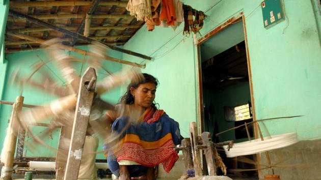 Under this project, interested villagers will be given charkhas (spinning wheels), looms and other equipments required to set up small scale industries, such as candles, incense sticks, honeybee cultivation, bakery, etc. (File photo) Under this project, interested villagers will be given charkhas (spinning wheels), looms and other equipments required to set up small scale industries, such as candles, incense sticks, honeybee cultivation, bakery, etc. (File photo)
