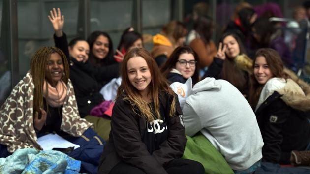 Can we expect to see long, overnight queues like this one in Madrid, Spain? (AFP)