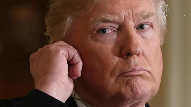US President Donald Trump listens to a translation during a joint news conference with Japanese Prime Minister Shinzo Abe at the White House in Washington, U.S., February 10, 2017. (Reuters) US President Donald Trump listens to a translation during a joint news conference with Japanese Prime Minister Shinzo Abe at the White House in Washington, U.S., February 10, 2017. (Reuters)