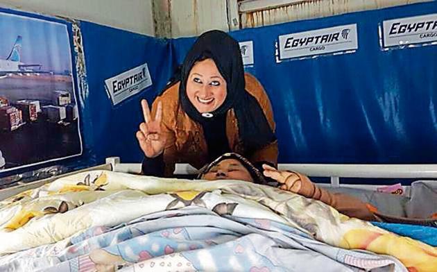 Eman and her sister Shaimaa. (HT media) Eman and her sister Shaimaa. (HT media)