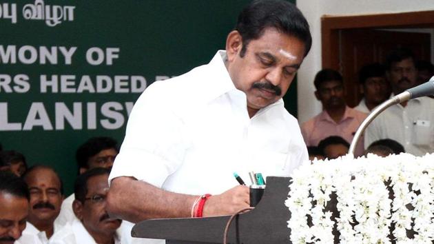 Vk Sasikala S Pick Edappadi Palaniswami Takes Over As Tamil Nadu Cm Hindustan Times